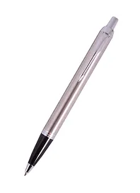 Ручка подарочная шариковая синяя, IM Essential Stainless Steel CT, Parker