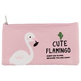 Пенал-косметичка «Cute Flamingo», 19 х 10 см