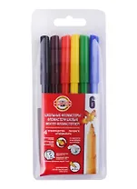 Фломастеры Koh-I-Noor, 6 цветов