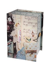 Шкатулка-книга с пуговицей картон M Милые вещицы (20х14х6см) (42377)