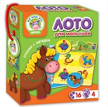 Лото «Ферма», Vladi Toys
