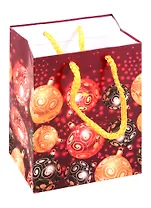 Пакет А6 14*11*6 Новый год, глянец, ассорти