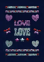 HERMA Наклейки MAGIC Гламур - Любовь