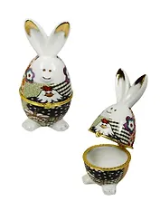 Шкатулка декоративная Заяц 12см (82-910) керамика
