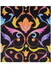 Записная книжка А6+ 96 листов "Акварельные узоры"