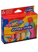 Мелки цветные 06цв JUMBO, к/к, подвес, Colorino - 0