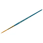 Кисть художественная №1 "Галерея", синтетика, лайнер, короткая ручка, Гамма