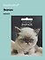 Значок Сонный кот (фотопринт) (металл) (56мм) (ЗН2025-078) Bookvalno - 0
