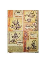 Рис. бумага для декупажа Craft Premier Чайный сервиз (CP00195) (А3) (25г/м) (упаковка)