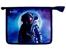 Папка для тетрадей «Space Soul» А5, пластик, молния сверху, schoolФОРМАТ