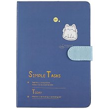 Книга для записей «Котик Simple Tasks», А5, 128 листов, с магнитной застежкой