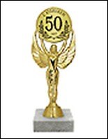 Статуэтка наградная С юбилеем 50 лет (SVN02-007) (19,5см)