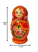 Матрешка 5 предм. "Узор", арт. С-6 (164) - 2
