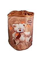 Мешок для спорт.одежды и обуви 41*33*21 "МОЙ МИШКА" круглое дно, полиэстер, Феникс