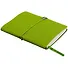 Записная книжка А6 100л лин. "LITE BOOK. Салатовый" иск.кожа, интегр.переплет, скругл.углы, ляссе, поперечн.резинка, инд.уп. - 2