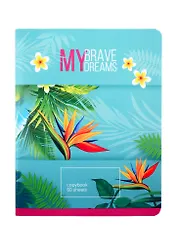 Тетрадь в клетку BG, "Смелые мечты", 60 листов, в ассортименте