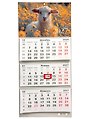 Календарь квартальный 2027г 305*680 "Символ года. Овечка" настенный, трёхблочный, спираль