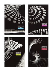 Блокнот А6 50л нелин. "Графика" карт.обл., склейка, ассорти, БиДжи