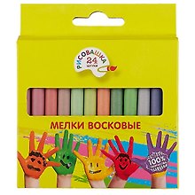 Восковые мелки, 24 цвета, Рисовашка