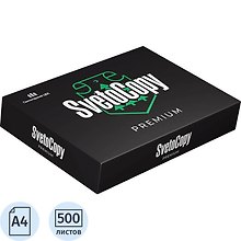 Бумага А4, 500 листов, 80г/м2, «SvetoCopy Premium», Svetocopy
