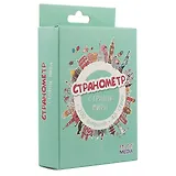 Настольная игра, SELFIE MEDIA, Странометр: Страны мира 40 карт, правила 44405