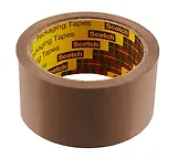 Клейкая лента Scotch/Скотч бесшумная коричн. 40мкм 50мм*66м