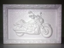 Рельефная раскраска Байк (12х18)