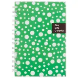 Тетрадь в клетку Hai Bin, "Горох", 96 листов, в ассортименте