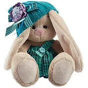 Игрушка мягкая Budi Basa, Зайка Ми Бирюзовый прибой (малыш) SidX-339