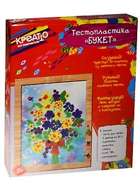 Набор для творчества КРЕАТТО Тестопластика Букет 28*23*3см 31435