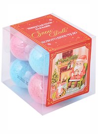 Новогодний набор бомбочек Новогоднее чудо (8х20г) (ПВХ бокс)