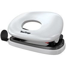 Дырокол «Round», Berlingo, 10 листов, пластиковый, голубой