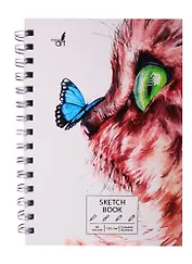 Скетчбук А5 60л "SKETCHBOOK. Любопытство", 120г/м2, софт. тач, евроспираль
