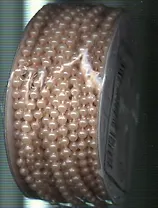 Бусины 300/30-13 в рулоне перлам. кремовые (BR300/30-13/W11) (3ммх10м) (упаковка)