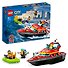 LEGO City: Пожарная спасательная лодка, 144 детали (60373) - 0