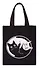 Сумка-шоппер на молнии Коты Инь-Ян (38х35) (текстиль, флис) Bookvalno - 1