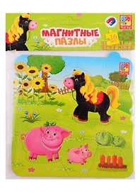 Магнитные пазлы Vladi Toys Ферма
