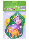 Мягкие пазлы Baby Puzzle "Мама и малыш" 4 картинки, 12 эл. - 1