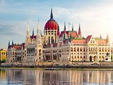 Холст с красками по номерам 30х40см (в коробке) (18цв.) ТМ Рыжий кот Парламент в Будапеште ХК-5834