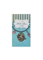 Кулоны в асс.1 овальный с 2 птичками (QA 3028) (14021150) (упаковка)