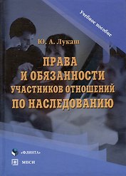 Права и обязанности участников отношений по наследованию:Уч.пос.