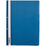 Папка-скоросшиватель А4 "Fizzy Classic" с перфорацией, пластик, синий, Erich Krause