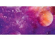 Конверт для денег Dream Cards Soft Touch универсальный (космос)