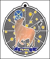 Закладка для книг Знак зодиака Телец (RBM-22) (Мир Бижу)