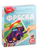 Набор для творчества Фреска LORI Картина из песка LORI Машинка кп-058 - 0