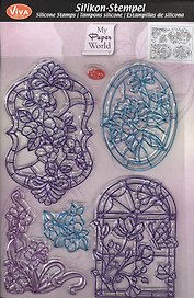 Штамп силиконовый Viva-Silikon-Stempel Tiffany/окно (400308700) (упаковка)