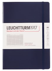 Книга для записей A5 125л кл. "Classic" тв.обл., цвет синий неви, Leuchtturm1917