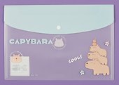 Папка -конверт «Capybara» А4 на кнопке, в ассортименте - 2