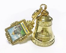 Колокольчик на холодильник Исаакий золото [ВЕ1-10005]