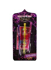 Ручки гелевые ТАТУ 03цв "Monster High", яркие цвета, блистер,Centrum